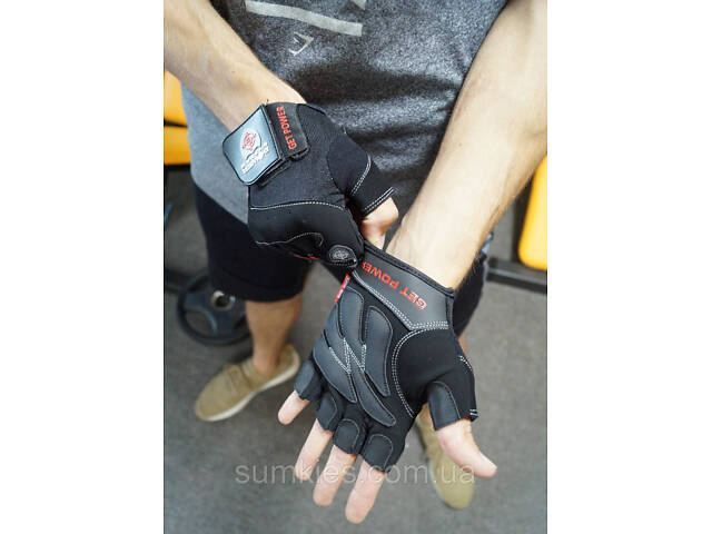 Рукавички для фітнесу Power System PS-2550 Get Power Black M - Фото 6