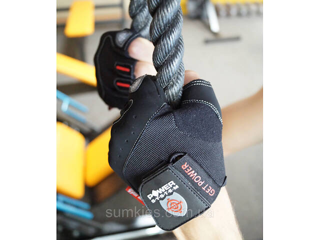 Рукавички для фітнесу Power System PS-2550 Get Power Black M - Фото 7