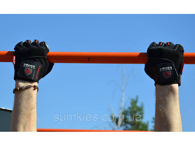 Рукавички для фітнесу Power System PS-2550 Get Power Black M - Фото 10