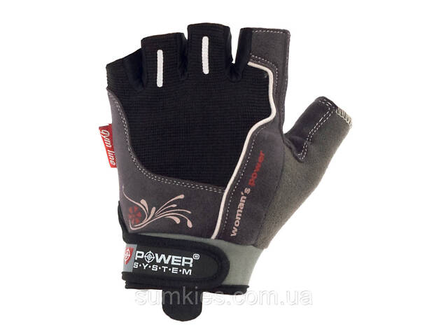 Рукавички для фітнесу Power System PS-2570 Woman’s Power жіночі Black XS - Фото 3