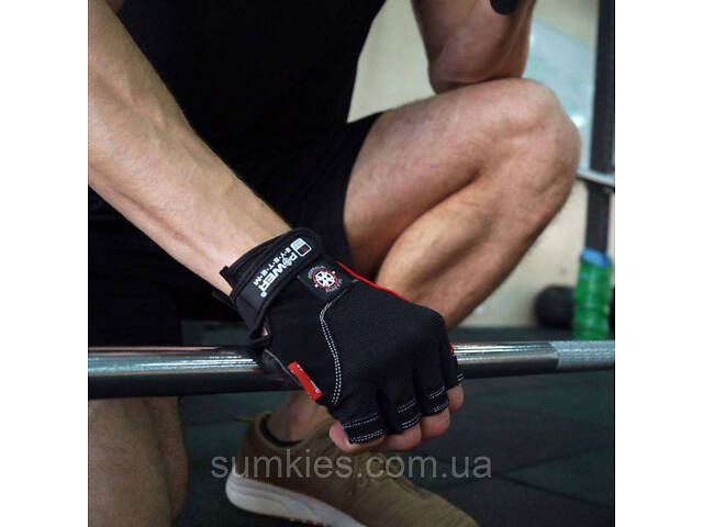 Рукавички для фітнесу Power System PS-2580 Man’s Power Black L - Фото 9