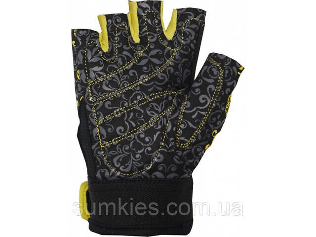 Рукавички для фітнесу Power System PS-2910 Classy Жіночі Yellow M - Фото 3