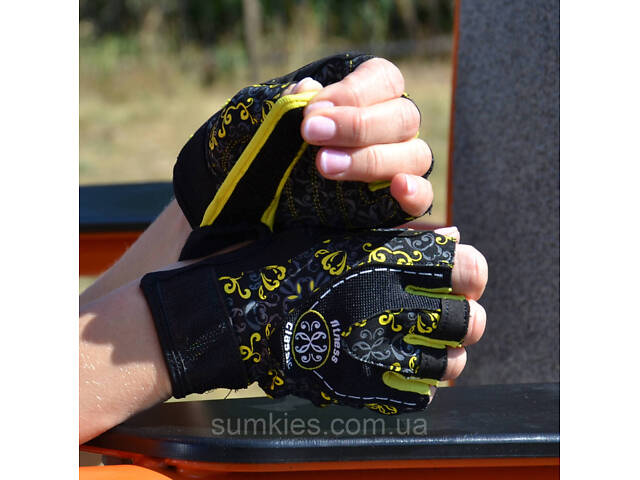 Рукавички для фітнесу Power System PS-2910 Classy Жіночі Yellow M - Фото 9