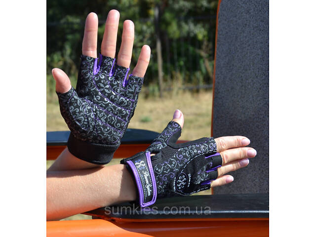 Рукавички для фітнесу Power System PS-2910 Classy Жіночі Purple XS - Фото 7