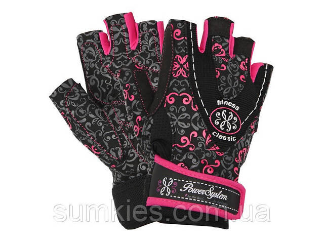 Рукавички для фітнесу Power System PS-2910 Classy Жіночі Pink M - Фото 1