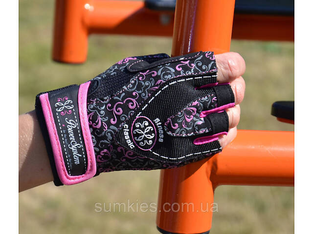Рукавички для фітнесу Power System PS-2910 Classy Жіночі Pink M - Фото 8