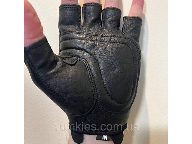 Рукавички для фітнесу PowerPlay 1572 Чорні M - Фото 8