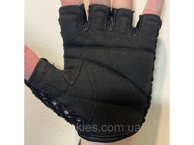 Рукавички для фітнесу PowerPlay 1953 Чорні XL - Фото 10