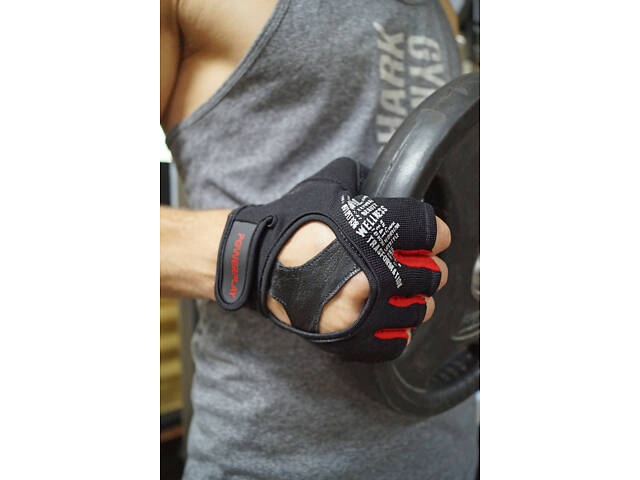 Перчатки для фитнеса PowerPlay 2222 Черные M (PP_2222_M_Black) - Фото 8