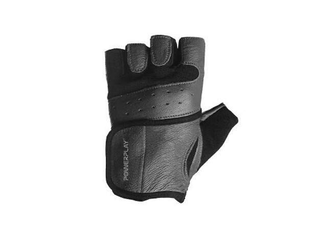 Перчатки для фитнеса PowerPlay 2229 чорні M (PP_2229_M_Black) - Фото 2