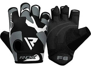 Рукавички для фітнесу RDX F6 Sumblimation Grey S