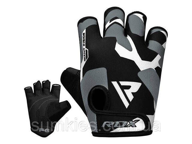 Рукавички для фітнесу RDX F6 Sumblimation Grey S - Фото 6
