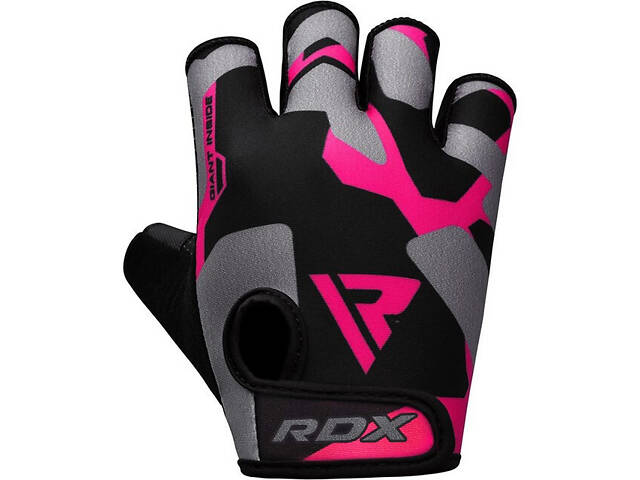 Рукавички для фітнесу RDX F6 Sumblimation PINK M - Фото 4