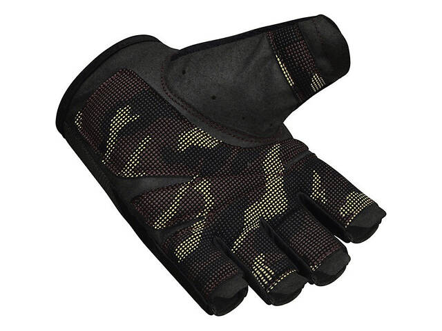 Рукавички для фітнесу RDX T2 Half Brown XL - Фото 4
