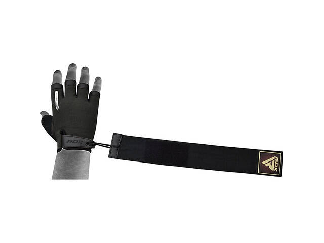 Рукавички для фітнесу RDX T2 Half Brown XL - Фото 5