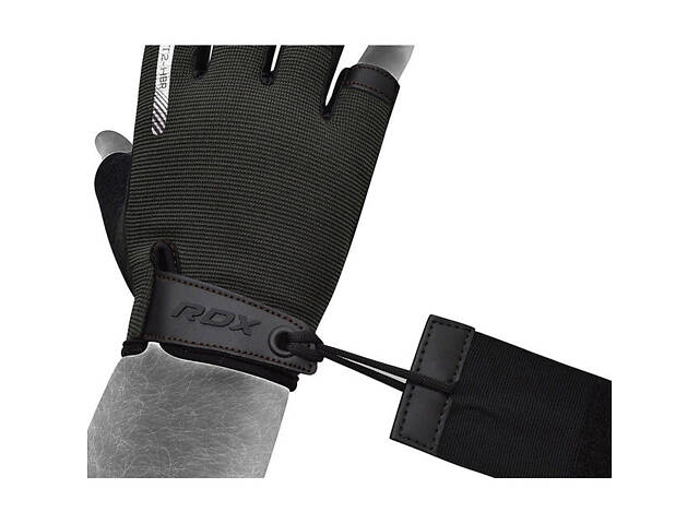 Рукавички для фітнесу RDX T2 Half Brown XL - Фото 6