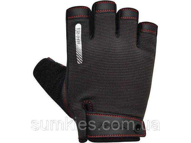 Рукавички для фітнесу RDX T2 Half Red XL - Фото 5