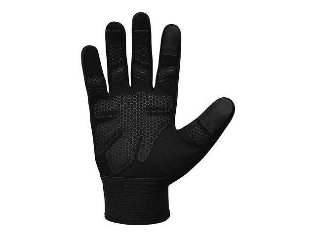Рукавички для фітнесу RDX W1 Full Finger Plus Grey S - Фото 3