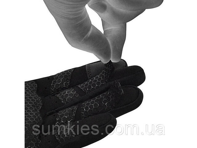 Рукавички для фітнесу RDX W1 Full Finger Army Green S - Фото 4