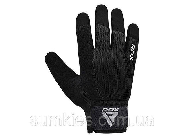 Рукавички для фітнесу RDX W1 Full Finger Plus Black M - Фото 3