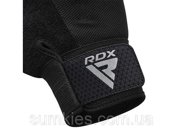 Рукавички для фітнесу RDX W1 Full Finger Plus Black M - Фото 8
