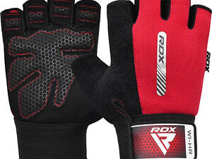Рукавички для фітнесу RDX W1 HALF RED-XL