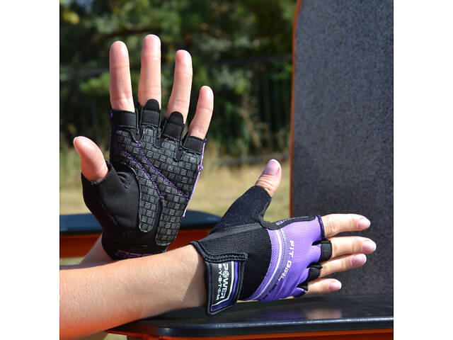 Рукавички для фітнесу та важкої атлетики Power System PS-2920 Fit Girl Evo Purple S - Фото 7