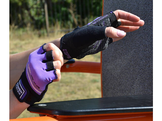 Рукавички для фітнесу та важкої атлетики Power System PS-2920 Fit Girl Evo Purple S - Фото 9