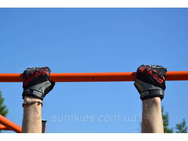 Рукавички для кросфіту з довгим пальцем Power System PS-2860 Cross Power Black/Red L - Фото 10