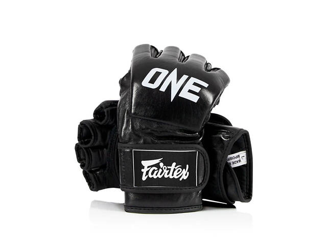 Рукавиці для ММА Fairtex FGV12 ONE Black L - Фото 2