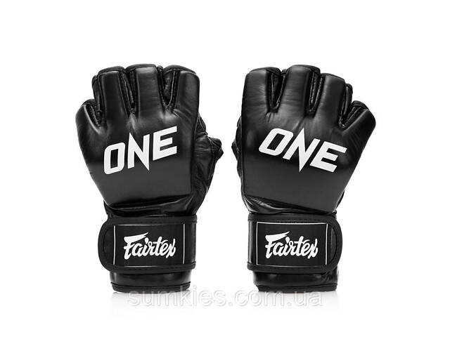 Рукавиці для ММА Fairtex FGV12 ONE Black M - Фото 5