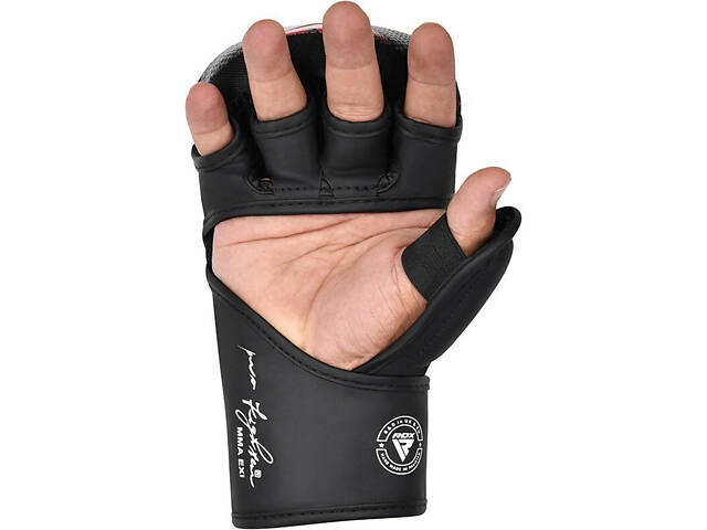 Рукавиці для ММА (Греплінгові рукавички) RDX схвалено IMMAF S Red - Фото 5