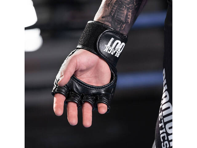 Рукавички для ММА Phantom Blackout Black S/M - Фото 8