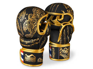 Перчатки для ММА Phantom Muay Thai Black Gold S/M