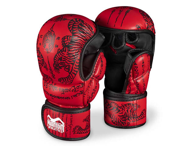 Рукавиці для ММА Phantom Muay Thai Red S/M - Фото 1