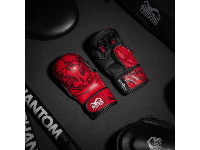 Рукавиці для ММА Phantom Muay Thai Red S/M - Фото 8