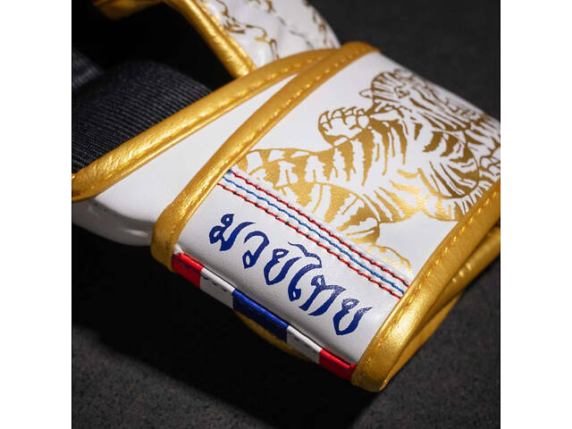 Рукавиці для ММА Phantom Muay Thai White Gold L/XL - Фото 7