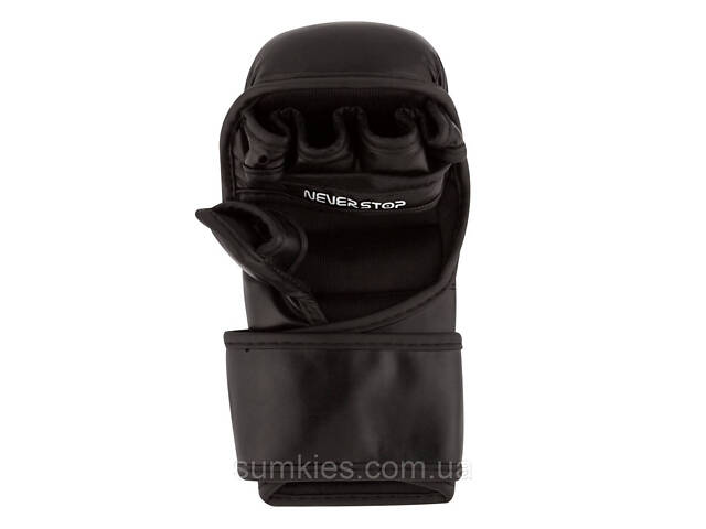 Рукавиці для MMA PowerPlay 3026 Чорні S - Фото 2