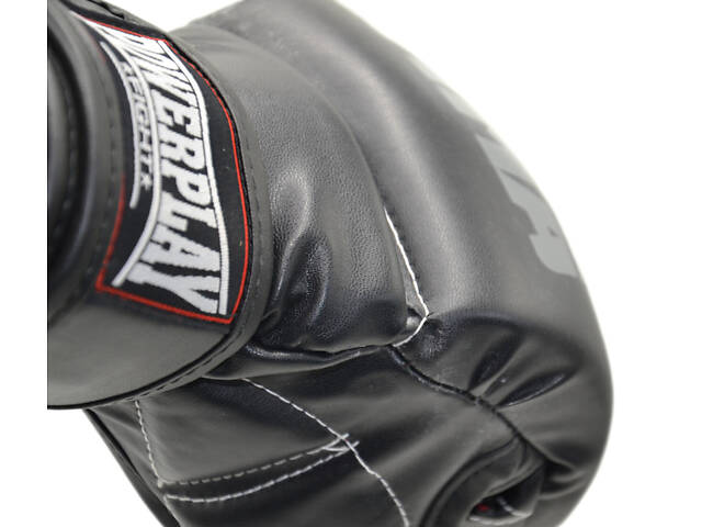 Рукавиці для MMA PowerPlay 3053 Чорно-Червоні L/XL - Фото 7