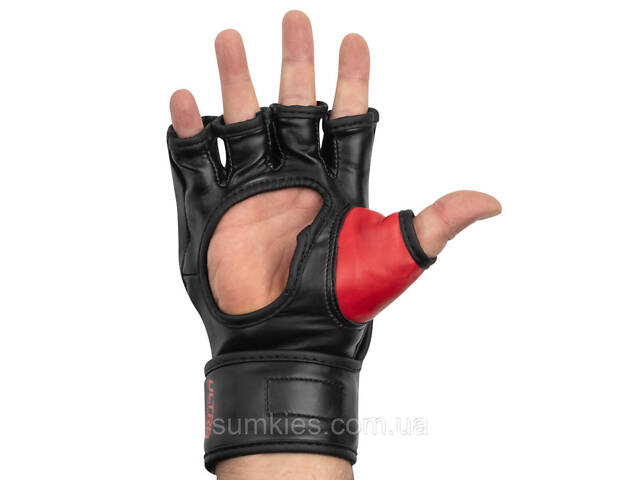Рукавиці для MMA PowerPlay 3093 Чорні S - Фото 2