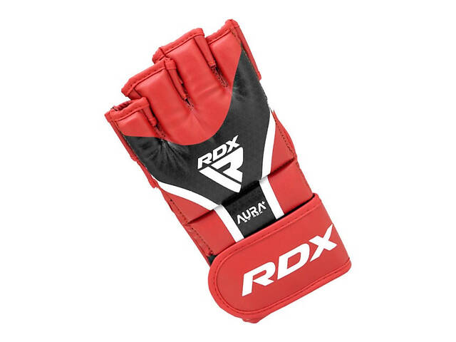 Рукавиці для ММА RDX AURA PLUS T-17 Red/Black S - Фото 2