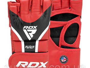 Рукавиці для ММА RDX AURA PLUS T-17 Red/Black XL
