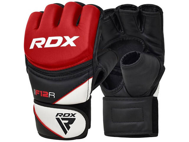 Рукавиці для ММА RDX F12 Model GGRF Red S - Фото 1