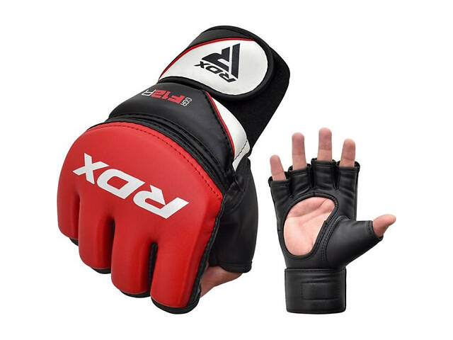 Рукавиці для ММА RDX F12 Model GGRF Red S - Фото 2