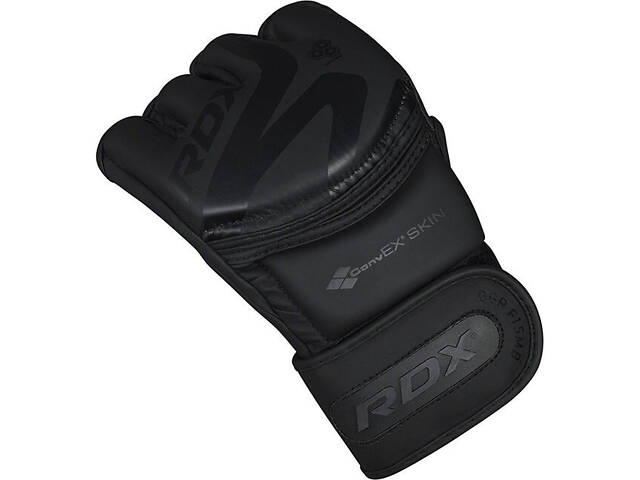 Рукавиці для ММА RDX F15 Noir Matte Black S - Фото 4