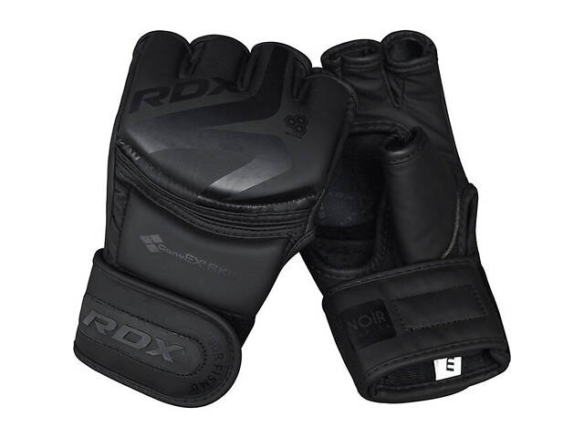 Рукавиці для ММА RDX F15 Noir Matte Black S - Фото 6