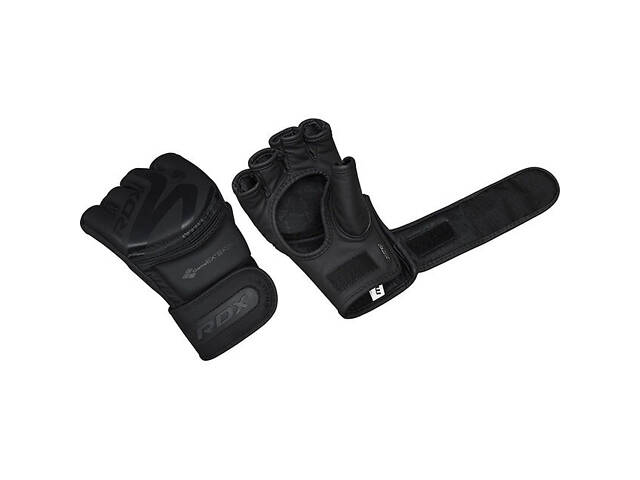 Рукавиці для ММА RDX F15 Noir Matte Black S - Фото 7