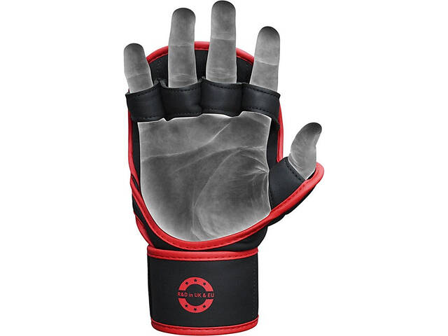 Рукавиці для ММА (Греплінгові рукавички) RDX F6 KARA Matte Red Plus L/XL - Фото 3