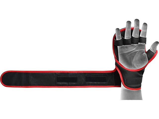 Рукавиці для ММА (Греплінгові рукавички) RDX F6 KARA Matte Red Plus L/XL - Фото 5