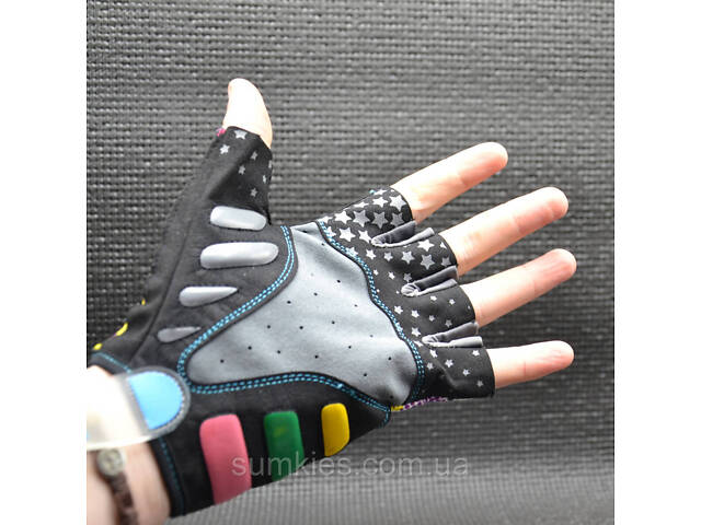 Рукавички для інвалідного візка MadMax GWC-002 Short Fingers 2 M - Фото 7